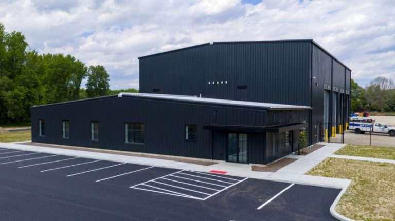 Exterior of RPI Construction Equipment headquarters in Penns Grove, New Jersey